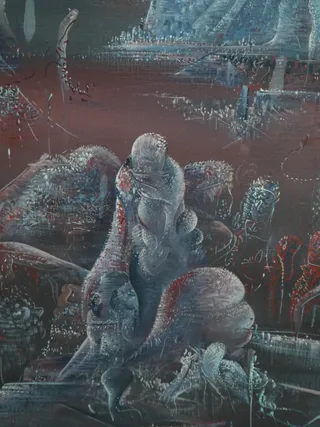 Les vivants orageux… — detail 1