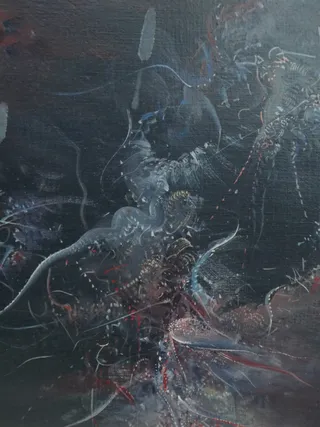 Les vivants orageux… — detail 2